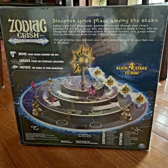 Zodiac Clash Astrology Game from Spin Master with 3-D Board Ages 8+ NEW - Picture 2 of 3